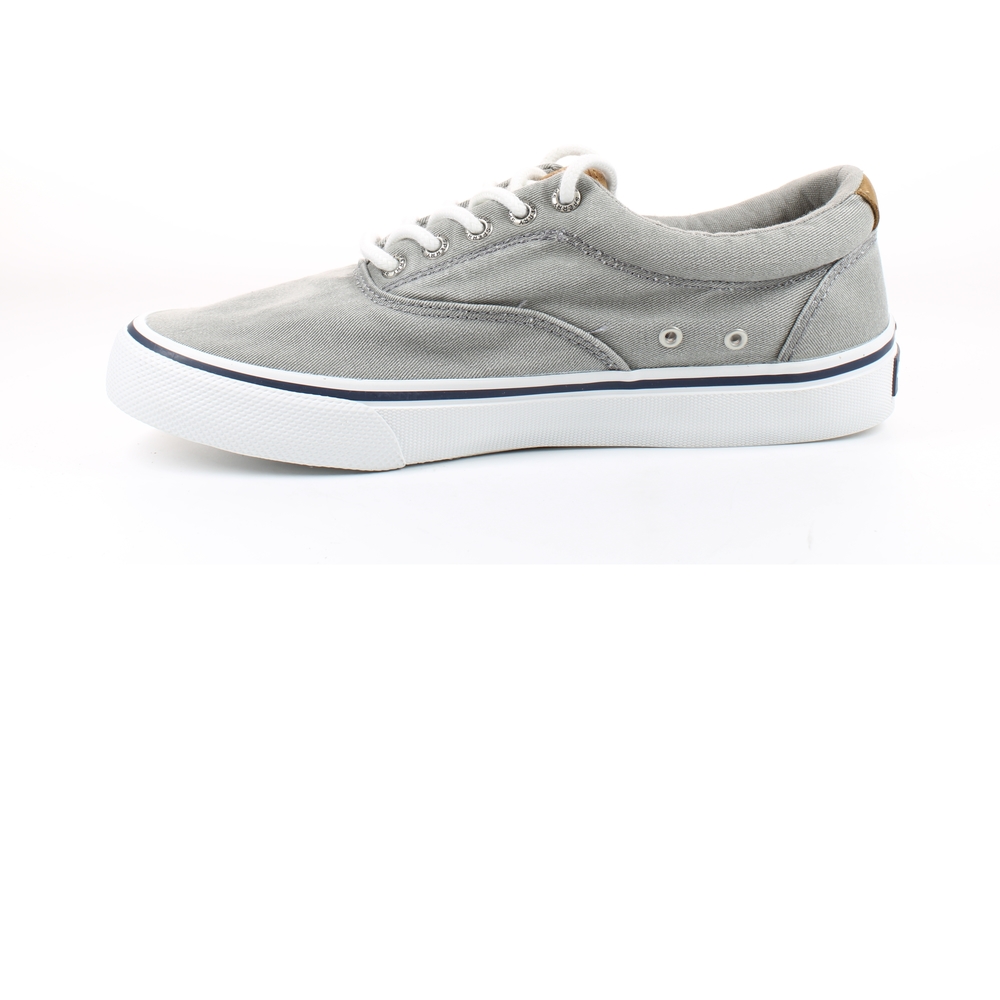 Sperry Top Sider Mens Striper Ii Cvo Salt Washed Grey Fashion Sneaker Size 7.5 - Picture 3 of 4